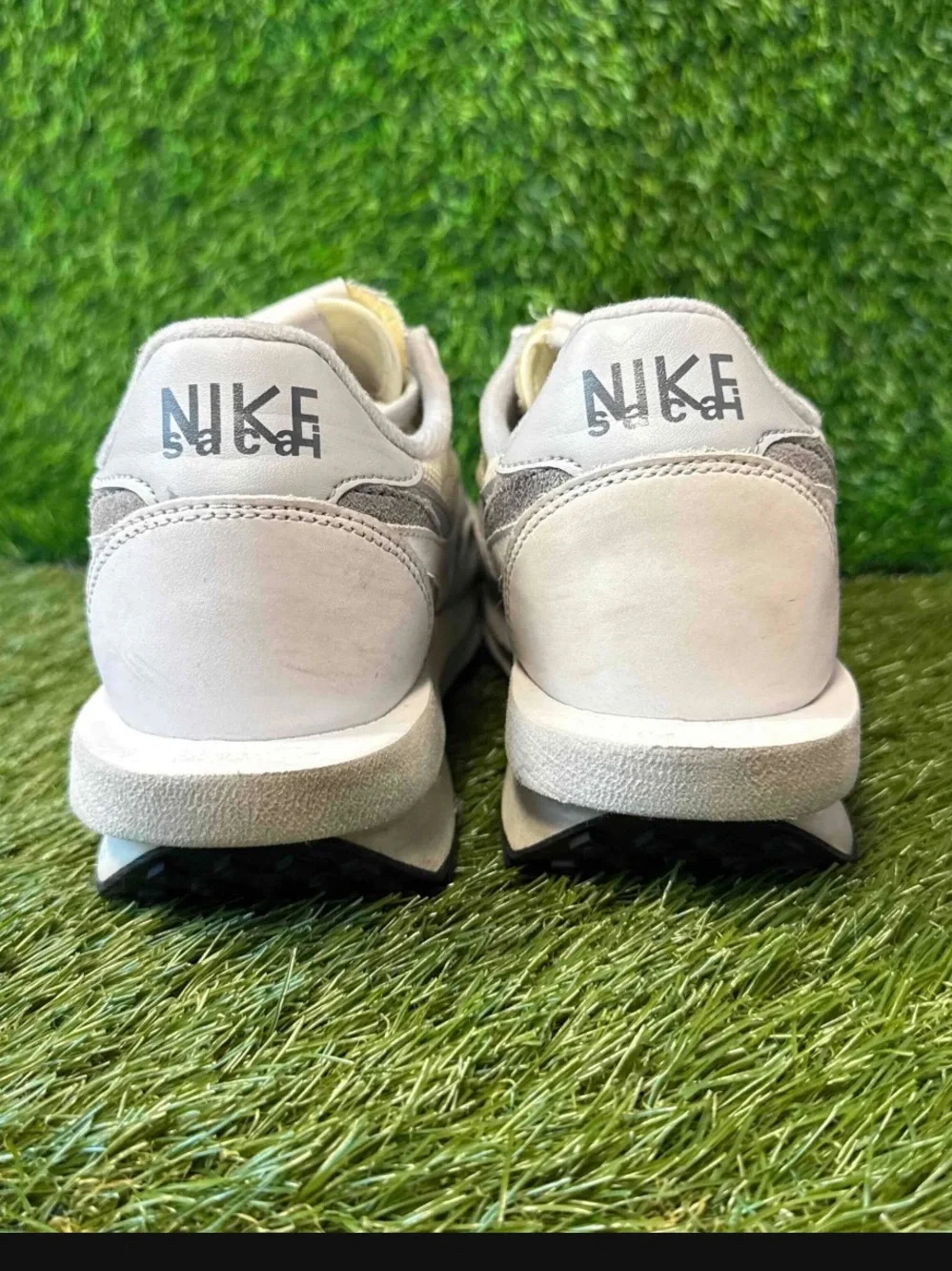 Sacai x Nike LDWaffle Summit White Grey Men’s Size 7.5 Sneakers Shoes BV0073-100